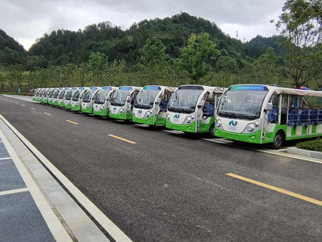 貴州·都勻綠博園電動(dòng)觀光車客戶案例