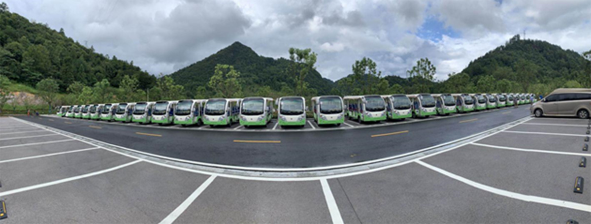 貴州·都勻綠博園電動(dòng)觀光車客戶案例