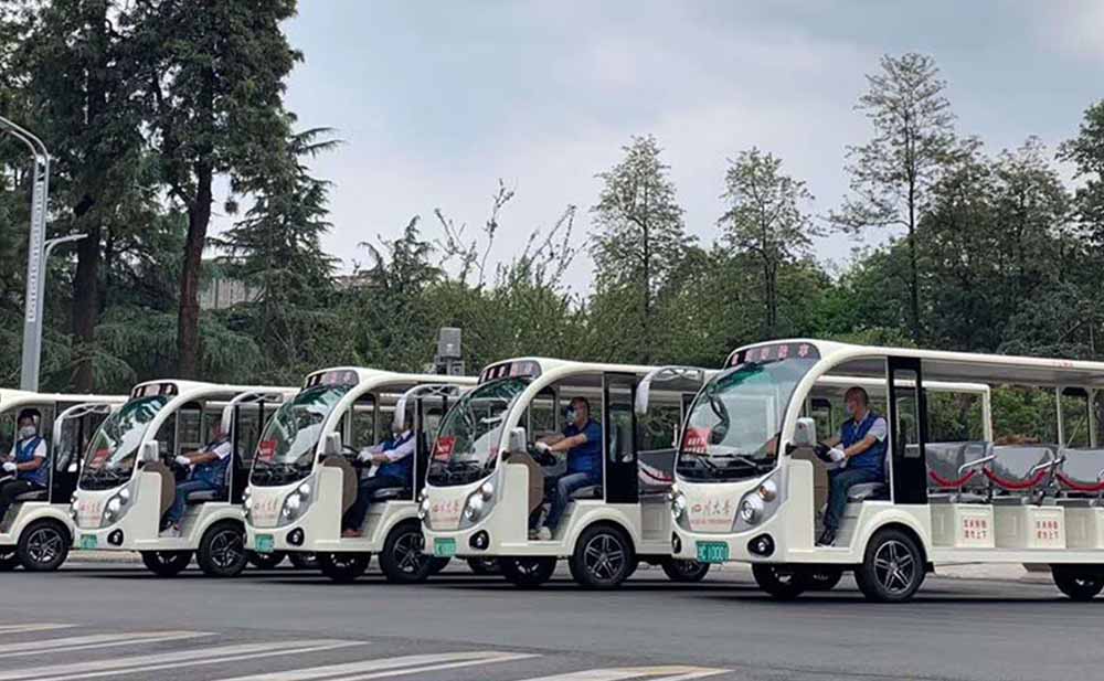 四川大學觀光車案例圖片 四川大學觀光車案例圖片